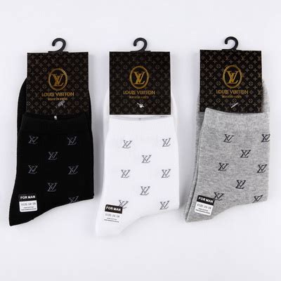 white louis vuitton socks